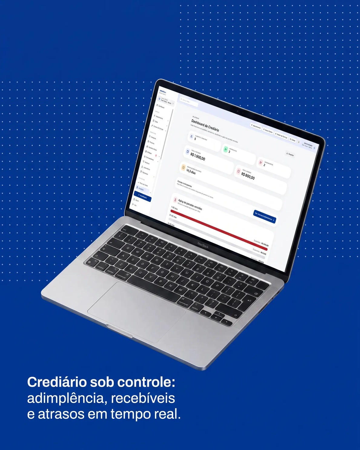AlfaÓtico - Dashboard de crediário