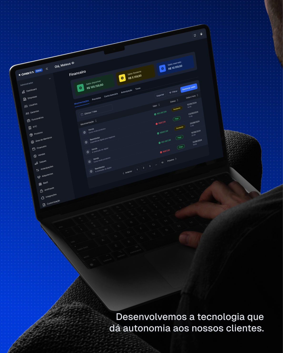 Órbita - Checkout Personalizável